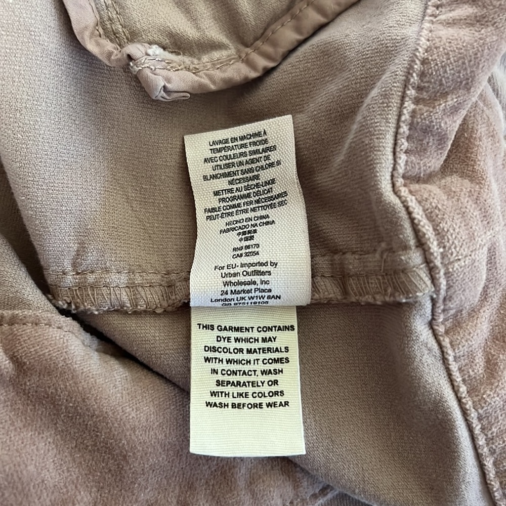 Free People military blazer uncut cord jacket - Picture 6 of 8